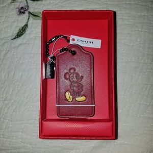 New Coach Disney Mickey Mouse hangtag 56626B